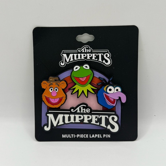 Muppets Kermit Fozzie Gonzo Muppet Vision 3D Loungefly Boxlunch Disney Pin Set - Picture 1 of 2